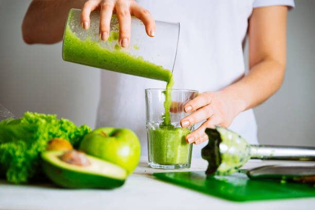 women making shake