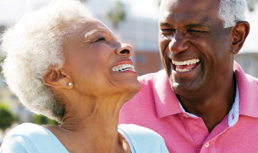 Diabetes Support. black women and men smiling at each other