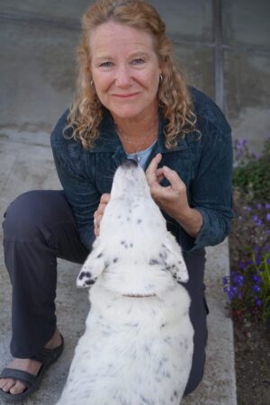 about dr keri brown, nd her with apollo her dog