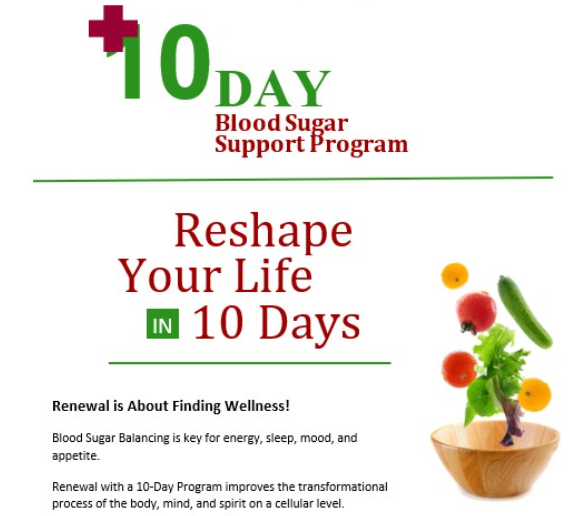 10 day blood sugar program